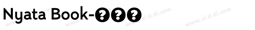 Nyata Book字体转换